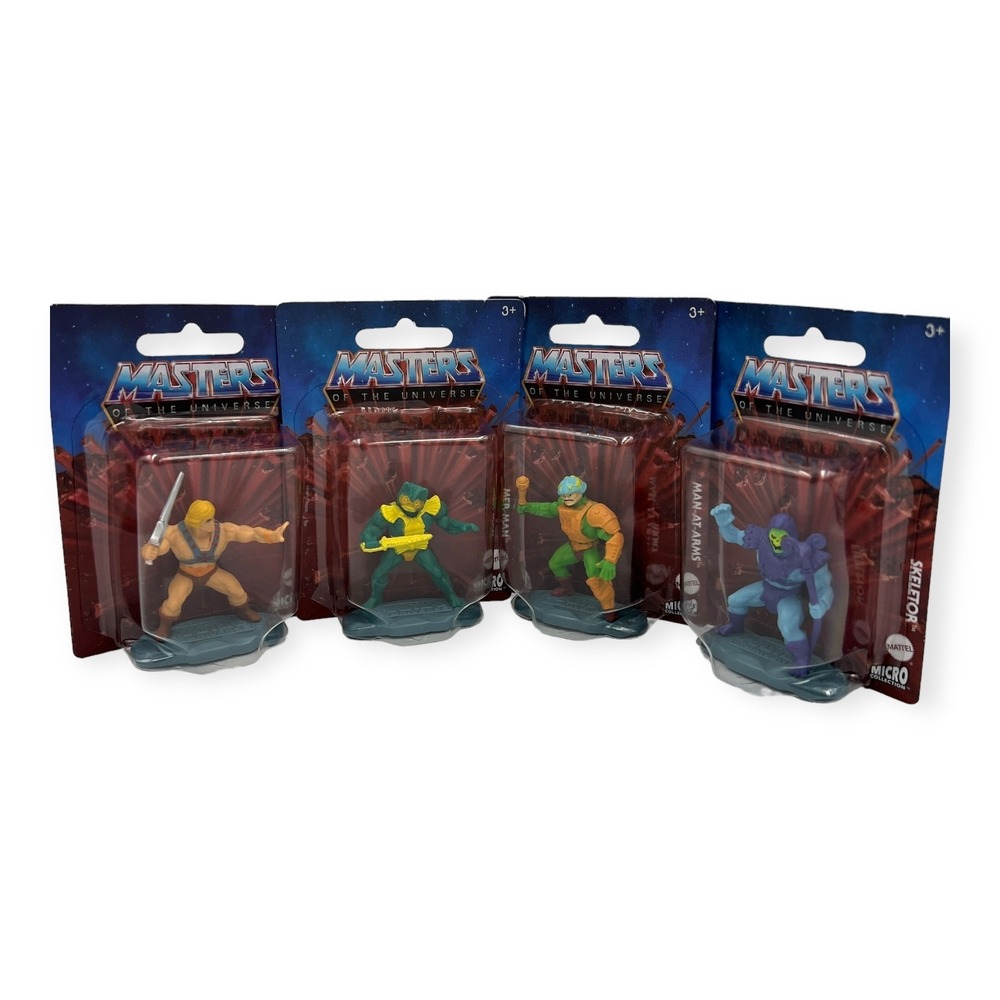 Masters of the Universe Micro Collection 4 Pack He-Man Skeletor New - Picture 10 of 10
